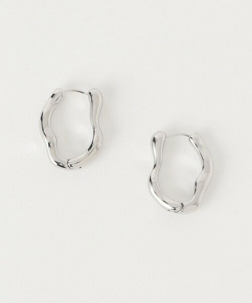 BEAUTY & YOUTH UNITED ARROWS/ビューティー&ユース ユナイテッドアローズ ユニーク Uモチーフ ピアス SILVER FREE BEAUTY & YOUTH UNITED ARROWS/ビューティー&ユース ユナイテッドアローズ ユニーク Uモチーフ ピアス SILVER FREE