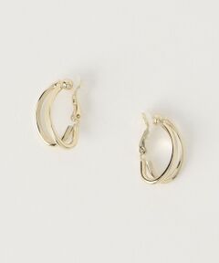 メタル ドロップパールモチーフ ピアス （ピアス・イヤリング