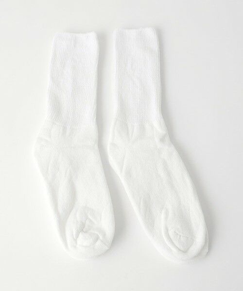 BEAUTY & YOUTH UNITED ARROWS/ビューティー&ユース ユナイテッドアローズ <THE RAILROAD SOCK>HEALTH TRAK ソックス/2P WHITE FREE BEAUTY & YOUTH UNITED ARROWS/ビューティー&ユース ユナイテッドアローズ <THE RAILROAD SOCK>HEALTH TRAK ソックス/2P WHITE FREE