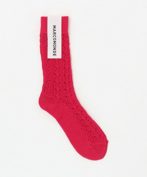BEAUTY & YOUTH UNITED ARROWS/ビューティー&ユース ユナイテッドアローズ <MARCOMONDE>LONDON パターン ソックス RED FREE BEAUTY & YOUTH UNITED ARROWS/ビューティー&ユース ユナイテッドアローズ <MARCOMONDE>LONDON パターン ソックス RED FREE