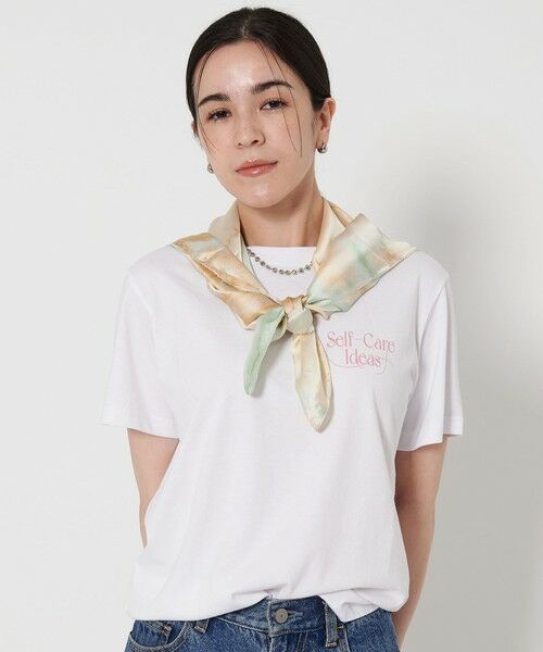 BEAUTY & YOUTH UNITED ARROWS/ビューティー&ユース ユナイテッドアローズ タイダイモチーフ スカーフ LIME FREE BEAUTY & YOUTH UNITED ARROWS/ビューティー&ユース ユナイテッドアローズ タイダイモチーフ スカーフ LIME FREE