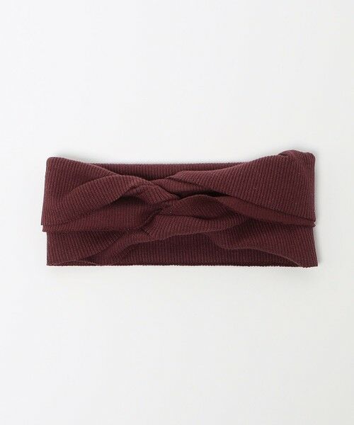 BEAUTY & YOUTH UNITED ARROWS/ビューティー&ユース ユナイテッドアローズ <La maison de Lyllis>ループ ヘアバンド WINE FREE BEAUTY & YOUTH UNITED ARROWS/ビューティー&ユース ユナイテッドアローズ <La maison de Lyllis>ループ ヘアバンド WINE FREE