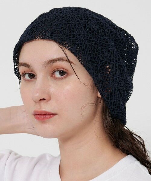 BEAUTY & YOUTH UNITED ARROWS/ビューティー&ユース ユナイテッドアローズ <La maison de Lyllis>HOOD ニットキャップ NAVY FREE BEAUTY & YOUTH UNITED ARROWS/ビューティー&ユース ユナイテッドアローズ <La maison de Lyllis>HOOD ニットキャップ NAVY FREE