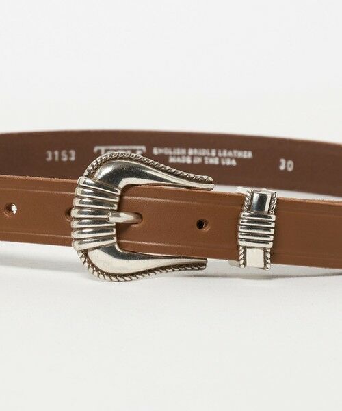 BEAUTY&YOUTH UNITED ARROWS / ビューティー&ユース ユナイテッドアローズ ベルト・サスペンダー | ＜TORY LEATHER＞レザー ウェスタン ベルト | 詳細5