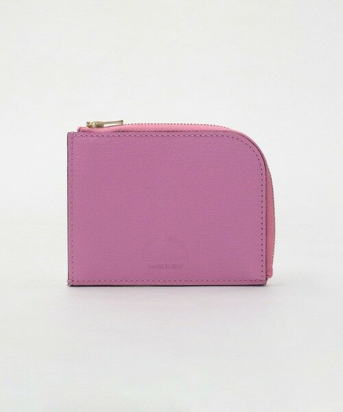 BEAUTY & YOUTH UNITED ARROWS/ビューティー&ユース ユナイテッドアローズ 【別注】<L'arcobaleno>レザー ジップ ミニウォレット PINK FREE BEAUTY & YOUTH UNITED ARROWS/ビューティー&ユース ユナイテッドアローズ 【別注】<L'arcobaleno>レザー ジップ ミニウォレット PINK FREE