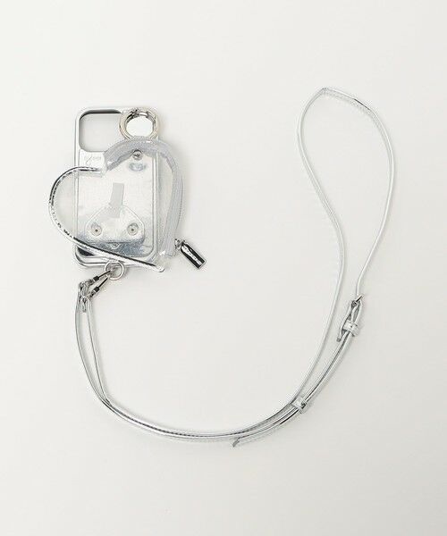 ajew＞PVC HEART PLANET POCKET iPhone16Proケース （モバイル