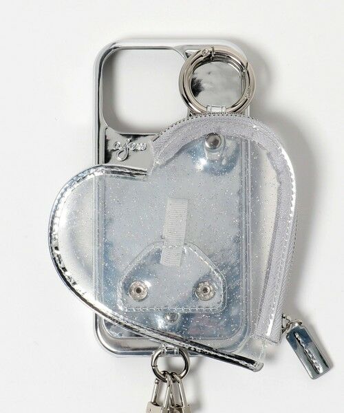 BEAUTY & YOUTH UNITED ARROWS/ビューティー&ユース ユナイテッドアローズ <ajew>PVC HEART PLANET POCKET iPhone16Proケース SILVER FREE BEAUTY & YOUTH UNITED ARROWS/ビューティー&ユース ユナイテッドアローズ <ajew>PVC HEART PLANET POCKET iPhone16Proケース SILVER FREE