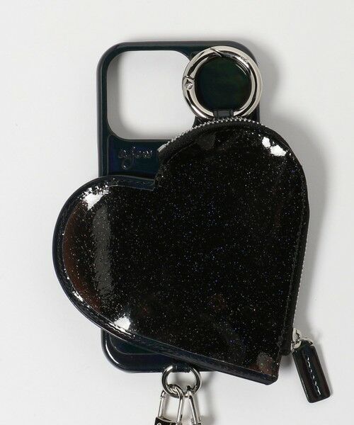 BEAUTY & YOUTH UNITED ARROWS/ビューティー&ユース ユナイテッドアローズ <ajew>PVC HEART PLANET POCKET iPhone16Proケース BLACK FREE BEAUTY & YOUTH UNITED ARROWS/ビューティー&ユース ユナイテッドアローズ <ajew>PVC HEART PLANET POCKET iPhone16Proケース BLACK FREE