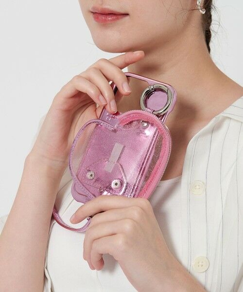 BEAUTY&YOUTH UNITED ARROWS / ビューティー&ユース ユナイテッドアローズ モバイルケース | ＜ajew＞PVC HEART PLANET POCKET iPhone16Proケース | 詳細7