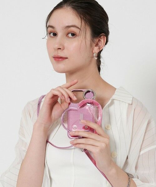 BEAUTY&YOUTH UNITED ARROWS / ビューティー&ユース ユナイテッドアローズ モバイルケース | ＜ajew＞PVC HEART PLANET POCKET iPhone16Proケース | 詳細8