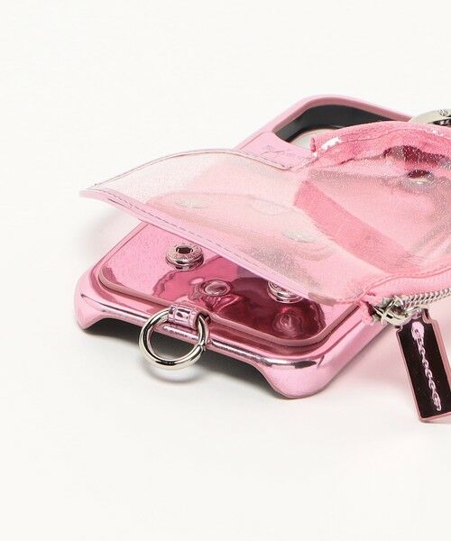 BEAUTY&YOUTH UNITED ARROWS / ビューティー&ユース ユナイテッドアローズ モバイルケース | ＜ajew＞PVC HEART PLANET POCKET iPhone16Proケース | 詳細12