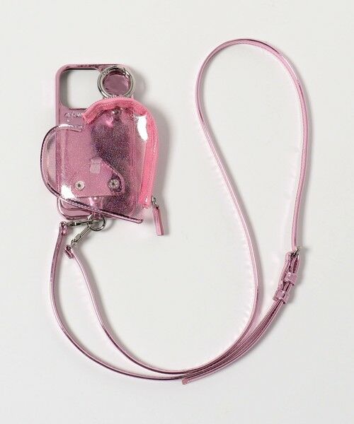 BEAUTY&YOUTH UNITED ARROWS / ビューティー&ユース ユナイテッドアローズ モバイルケース | ＜ajew＞PVC HEART PLANET POCKET iPhone16Proケース | 詳細13