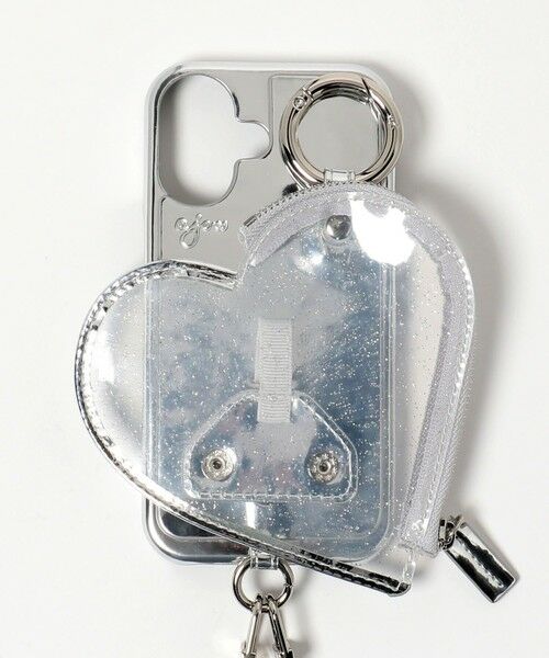 BEAUTY&YOUTH UNITED ARROWS / ビューティー&ユース ユナイテッドアローズ モバイルケース | ＜ajew＞PVC HEART PLANET POCKET iPhone16ケース | 詳細4
