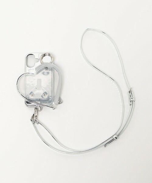 BEAUTY&YOUTH UNITED ARROWS / ビューティー&ユース ユナイテッドアローズ モバイルケース | ＜ajew＞PVC HEART PLANET POCKET iPhone16ケース | 詳細7
