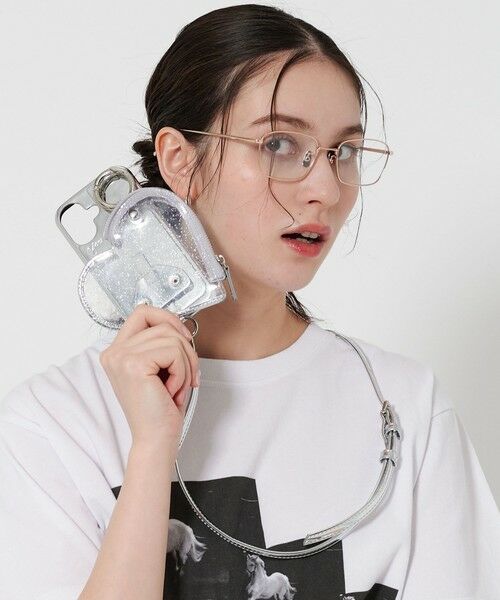 BEAUTY&YOUTH UNITED ARROWS / ビューティー&ユース ユナイテッドアローズ モバイルケース | ＜ajew＞PVC HEART PLANET POCKET iPhone16ケース | 詳細3
