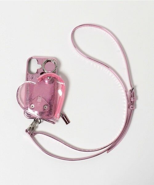 BEAUTY&YOUTH UNITED ARROWS / ビューティー&ユース ユナイテッドアローズ モバイルケース | ＜ajew＞PVC HEART PLANET POCKET iPhone16ケース | 詳細17