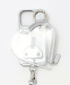 BEAUTY&YOUTH UNITED ARROWS / ビューティー&ユース ユナイテッドアローズ モバイルケース | ＜ajew＞PVC HEART PLANET POCKET iPhone15Proケース
