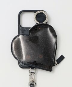 BEAUTY&YOUTH UNITED ARROWS / ビューティー&ユース ユナイテッドアローズ モバイルケース | ＜ajew＞PVC HEART PLANET POCKET iPhone15Proケース
