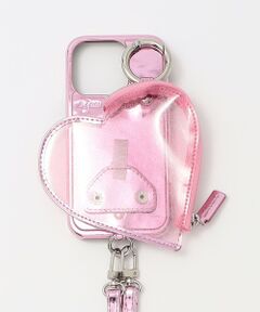 BEAUTY&YOUTH UNITED ARROWS / ビューティー&ユース ユナイテッドアローズ モバイルケース | ＜ajew＞PVC HEART PLANET POCKET iPhone15Proケース