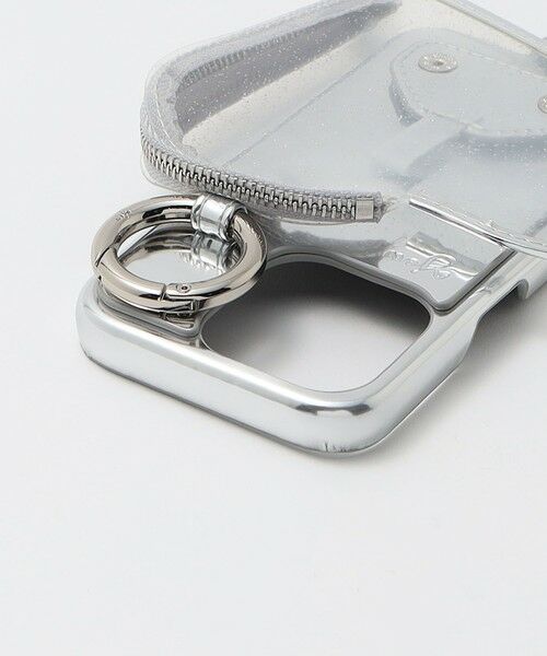 BEAUTY&YOUTH UNITED ARROWS / ビューティー&ユース ユナイテッドアローズ モバイルケース | ＜ajew＞PVC HEART PLANET POCKET iPhone15Proケース | 詳細2