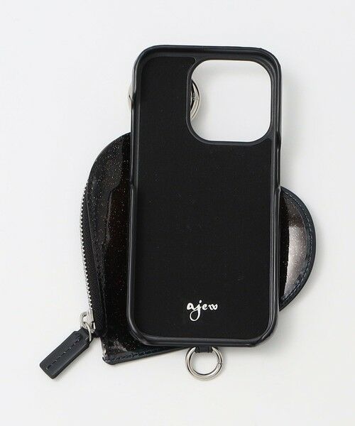 BEAUTY&YOUTH UNITED ARROWS / ビューティー&ユース ユナイテッドアローズ モバイルケース | ＜ajew＞PVC HEART PLANET POCKET iPhone15Proケース | 詳細4