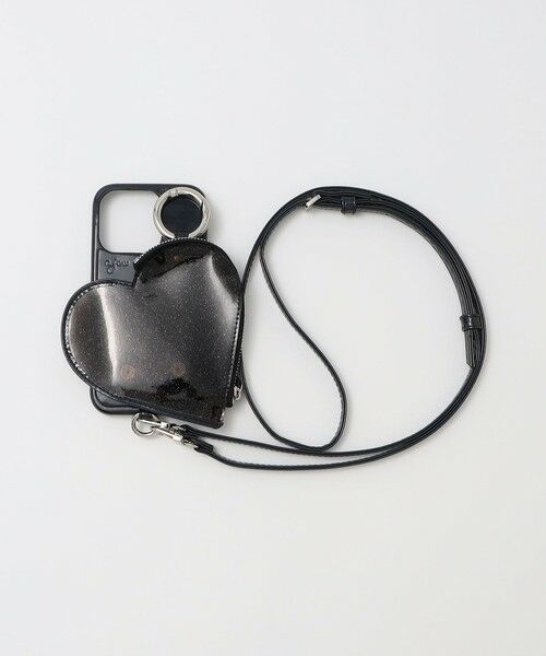 BEAUTY&YOUTH UNITED ARROWS / ビューティー&ユース ユナイテッドアローズ モバイルケース | ＜ajew＞PVC HEART PLANET POCKET iPhone15Proケース | 詳細6