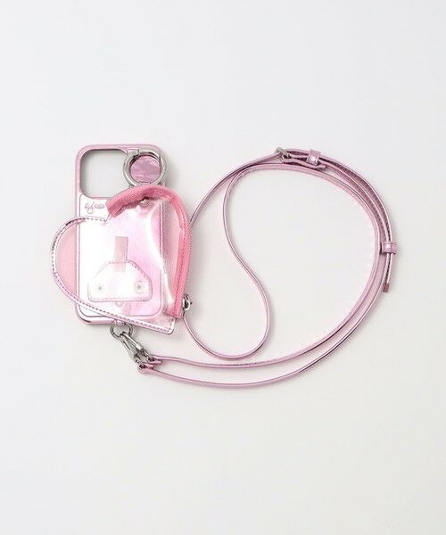 BEAUTY&YOUTH UNITED ARROWS / ビューティー&ユース ユナイテッドアローズ モバイルケース | ＜ajew＞PVC HEART PLANET POCKET iPhone15Proケース | 詳細10