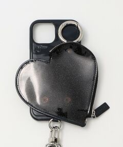 BEAUTY&YOUTH UNITED ARROWS / ビューティー&ユース ユナイテッドアローズ モバイルケース | ＜ajew＞PVC HEART PLANET POCKET iPhone15ケース