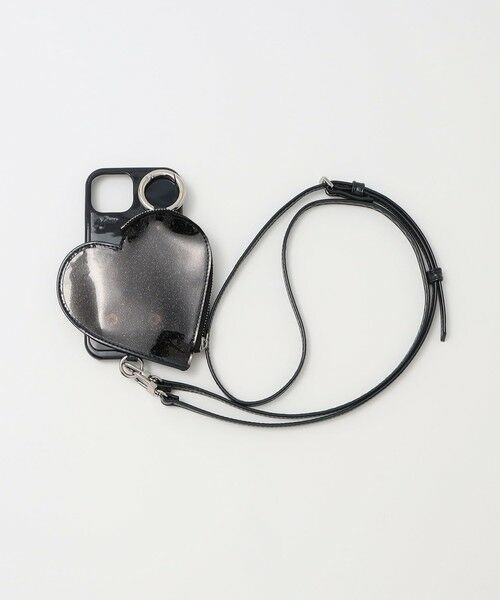 BEAUTY&YOUTH UNITED ARROWS / ビューティー&ユース ユナイテッドアローズ モバイルケース | ＜ajew＞PVC HEART PLANET POCKET iPhone15ケース | 詳細6