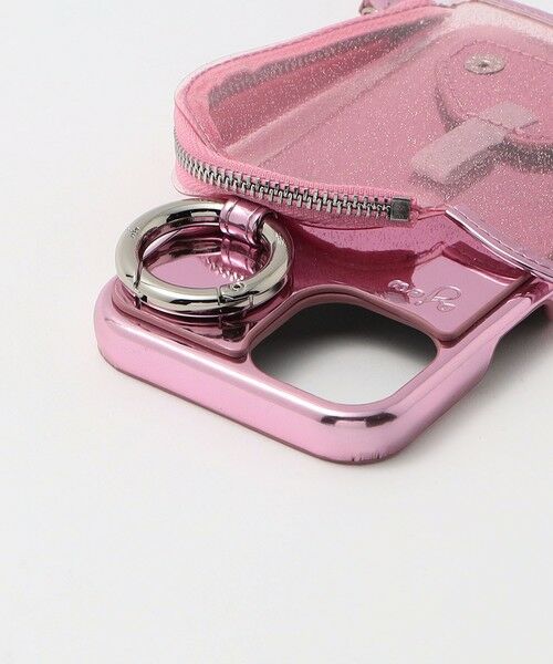BEAUTY&YOUTH UNITED ARROWS / ビューティー&ユース ユナイテッドアローズ モバイルケース | ＜ajew＞PVC HEART PLANET POCKET iPhone15ケース | 詳細8