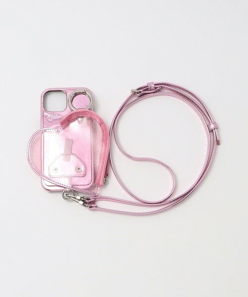 BEAUTY&YOUTH UNITED ARROWS / ビューティー&ユース ユナイテッドアローズ モバイルケース | ＜ajew＞PVC HEART PLANET POCKET iPhone15ケース | 詳細10