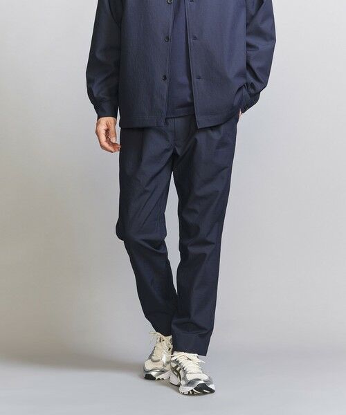 BEAUTY & YOUTH UNITED ARROWS/ビューティー&ユース ユナイテッドアローズ KOMATSU PACK 1P イージー テーパード パンツ -セットアップ対応 撥水機能- NAVY L BEAUTY & YOUTH UNITED ARROWS/ビューティー&ユース ユナイテッドアローズ KOMATSU PACK 1P イージー テーパード パンツ -セットアップ対応 撥水機能- NAVY L