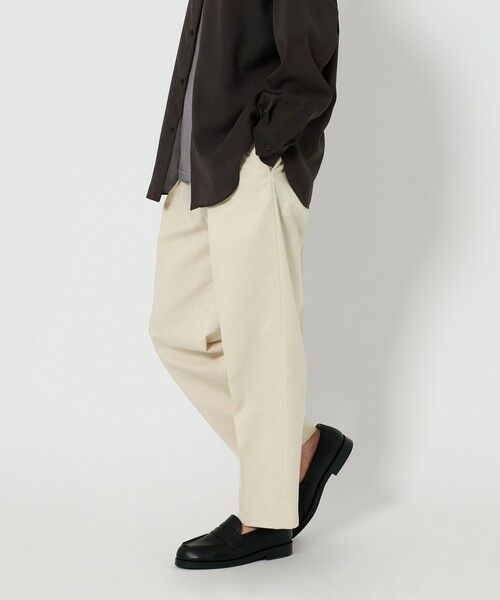 BEAUTY & YOUTH UNITED ARROWS/ビューティー&ユース ユナイテッドアローズ TR リネン 2タック クリーズ パンツ OFF WHITE L BEAUTY & YOUTH UNITED ARROWS/ビューティー&ユース ユナイテッドアローズ TR リネン 2タック クリーズ パンツ OFF WHITE L