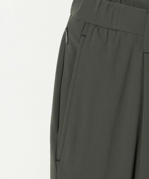 テーラーメイド ユナイテッドアローズ パンツ ナイロン カーキ ストレッチ UNITED ARROWS｜オールギャザー スリム イージーパンツ