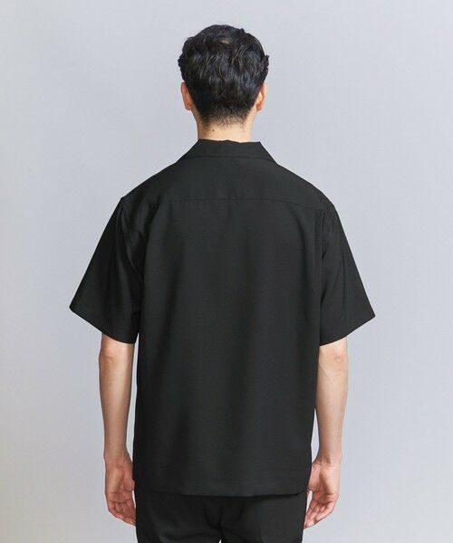 WEB限定 WARDROBE SMART】 Reflax オープンカラー シャツ