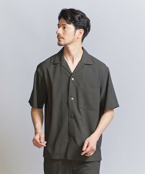 BEAUTY&YOUTH UNITED ARROWS / ビューティー&ユース ユナイテッドアローズ シャツ・ブラウス | 【WEB限定 WARDROBE SMART】 Reflax オープンカラー シャツ | 詳細15