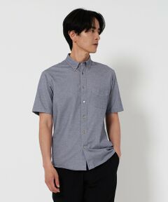Taylor Made リボン ストレッチ半袖シャツ ネイビー