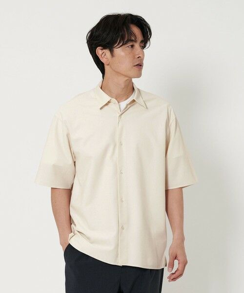BEAUTY & YOUTH UNITED ARROWS/ビューティー&ユース ユナイテッドアローズ カネマサメリヤス ドビー スクエアフォルム シャツ OFF WHITE M BEAUTY & YOUTH UNITED ARROWS/ビューティー&ユース ユナイテッドアローズ カネマサメリヤス ドビー スクエアフォルム シャツ OFF WHITE M