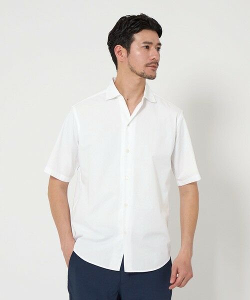 WEB限定 WARDROBE SMART】コットン ワイドカラー スキッパー