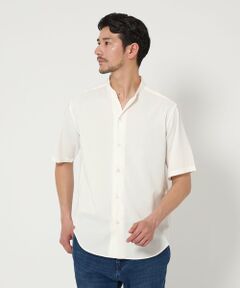 BEAUTY&YOUTH UNITED ARROWS / ビューティー&ユース ユナイテッドアローズ シャツ・ブラウス | 【WEB限定 WARDROBE SMART】ドレープ  バンドカラー スキッパーシャツ