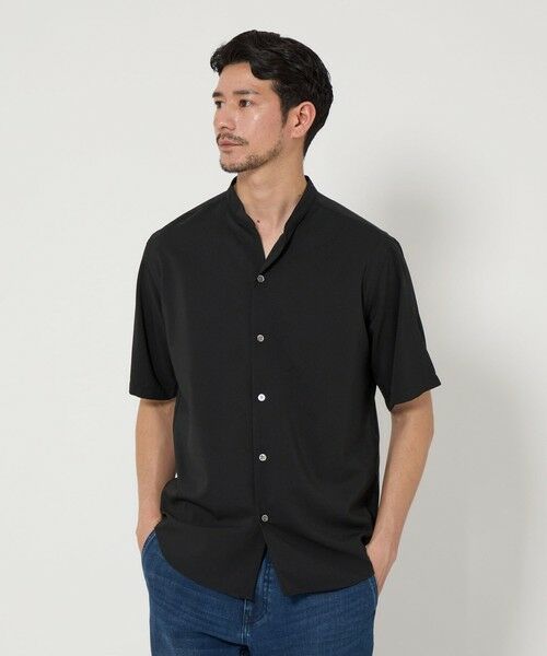 BEAUTY&YOUTH UNITED ARROWS / ビューティー&ユース ユナイテッドアローズ シャツ・ブラウス | 【WEB限定 WARDROBE SMART】ドレープ  バンドカラー スキッパーシャツ | 詳細9