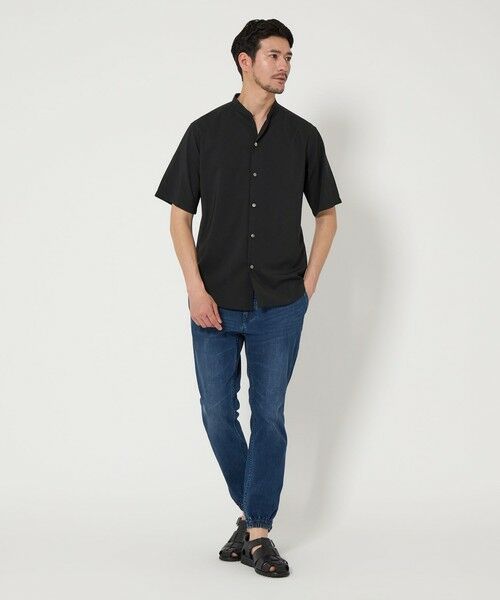 BEAUTY&YOUTH UNITED ARROWS / ビューティー&ユース ユナイテッドアローズ シャツ・ブラウス | 【WEB限定 WARDROBE SMART】ドレープ  バンドカラー スキッパーシャツ | 詳細10