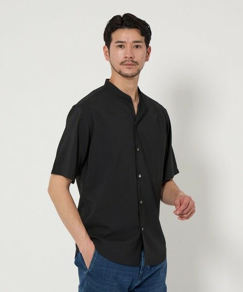 BEAUTY&YOUTH UNITED ARROWS / ビューティー&ユース ユナイテッドアローズ シャツ・ブラウス | 【WEB限定 WARDROBE SMART】ドレープ  バンドカラー スキッパーシャツ | 詳細8