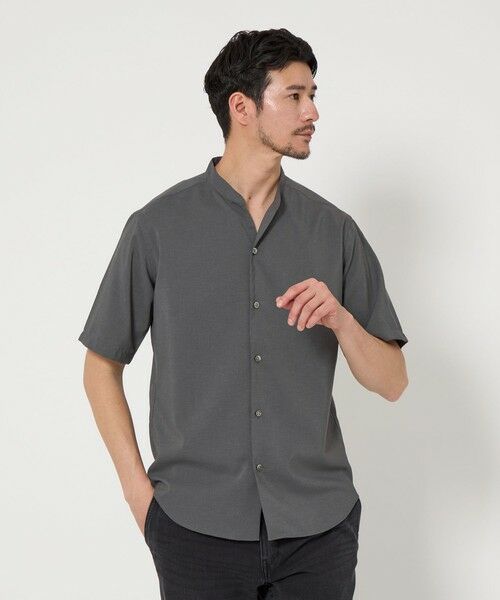 BEAUTY&YOUTH UNITED ARROWS / ビューティー&ユース ユナイテッドアローズ シャツ・ブラウス | 【WEB限定 WARDROBE SMART】ドレープ  バンドカラー スキッパーシャツ | 詳細13