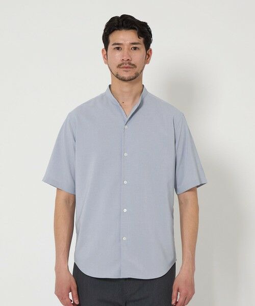 BEAUTY&YOUTH UNITED ARROWS / ビューティー&ユース ユナイテッドアローズ シャツ・ブラウス | 【WEB限定 WARDROBE SMART】ドレープ  バンドカラー スキッパーシャツ | 詳細20