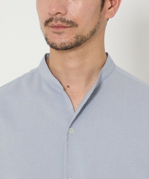 BEAUTY&YOUTH UNITED ARROWS / ビューティー&ユース ユナイテッドアローズ シャツ・ブラウス | 【WEB限定 WARDROBE SMART】ドレープ  バンドカラー スキッパーシャツ | 詳細23