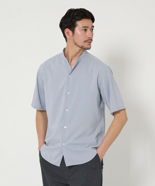 BEAUTY&YOUTH UNITED ARROWS / ビューティー&ユース ユナイテッドアローズ シャツ・ブラウス | 【WEB限定 WARDROBE SMART】ドレープ  バンドカラー スキッパーシャツ | 詳細17