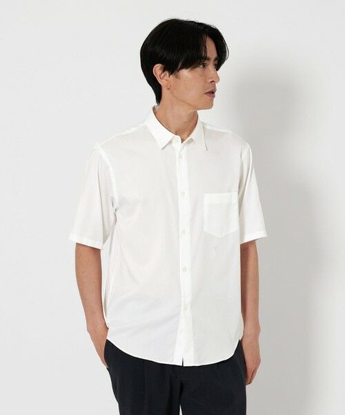 BEAUTY & YOUTH UNITED ARROWS/ビューティー&ユース ユナイテッドアローズ クリア オックスフォード リラックスレギュラー 半袖シャツ WHITE M BEAUTY & YOUTH UNITED ARROWS/ビューティー&ユース ユナイテッドアローズ クリア オックスフォード リラックスレギュラー 半袖シャツ WHITE M