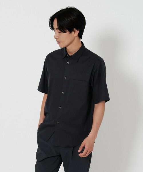 BEAUTY & YOUTH UNITED ARROWS/ビューティー&ユース ユナイテッドアローズ クリア オックスフォード リラックスレギュラー 半袖シャツ NAVY M BEAUTY & YOUTH UNITED ARROWS/ビューティー&ユース ユナイテッドアローズ クリア オックスフォード リラックスレギュラー 半袖シャツ NAVY M