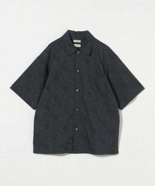 BEAUTY & YOUTH UNITED ARROWS/ビューティー&ユース ユナイテッドアローズ ロンシャン ペイズリー キャンプカラー グランデシャツ NAVY M BEAUTY & YOUTH UNITED ARROWS/ビューティー&ユース ユナイテッドアローズ ロンシャン ペイズリー キャンプカラー グランデシャツ NAVY M